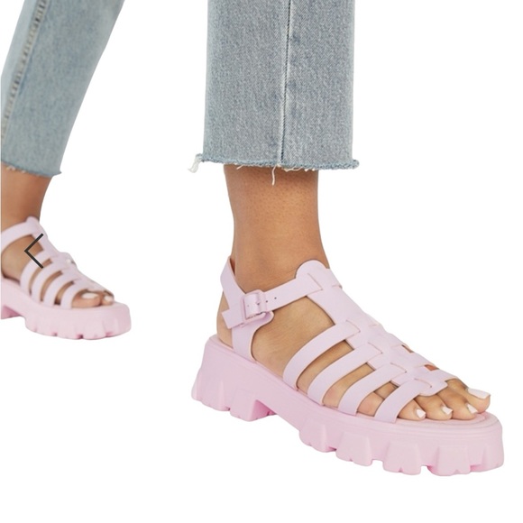 Zoey Barbie Pink Gladiator Sandal in size 9 - Picture 8 of 10